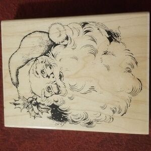 Stampendous Jolly Santa large stamp